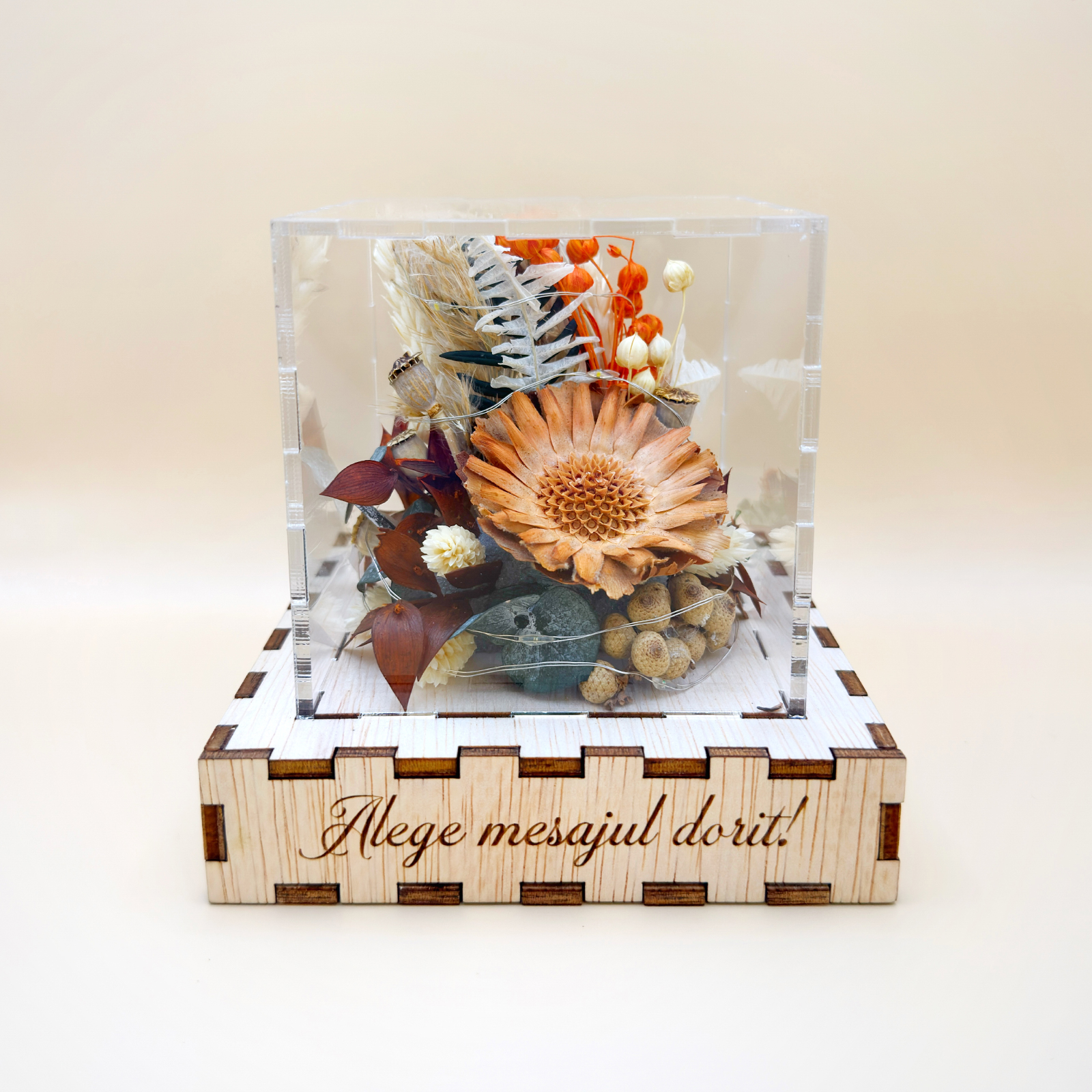 Cutie Luminoasă Decorativă – 10 cm (Model 14)