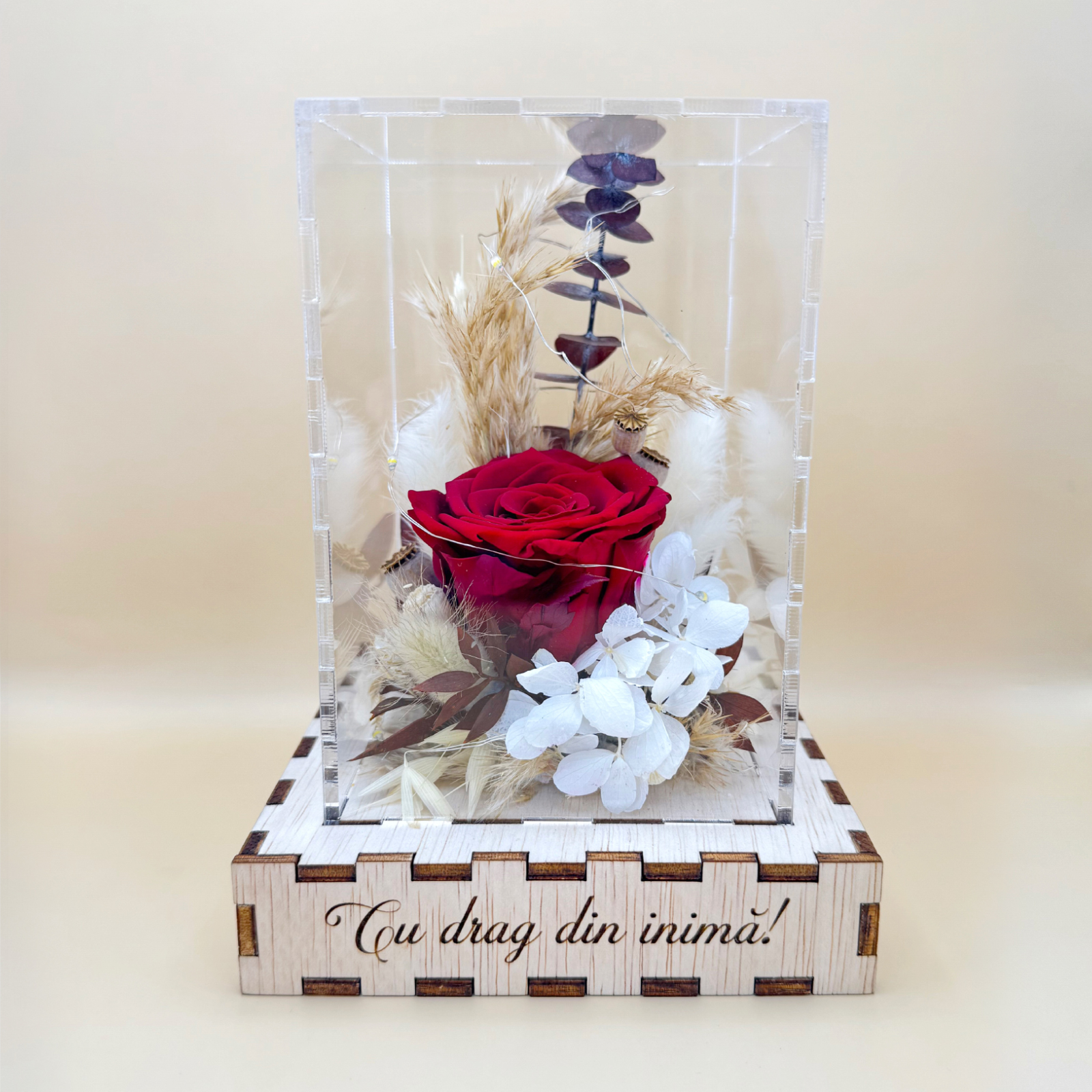 Cutie Luminoasă Decorativă – 15 cm (Model 01) - imagine 2