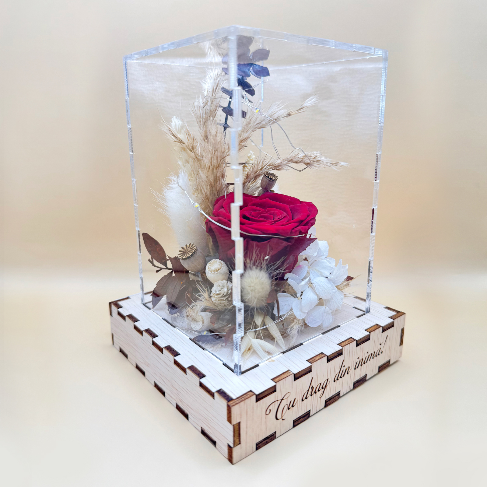 Cutie Luminoasă Decorativă – 15 cm (Model 01) - imagine 3