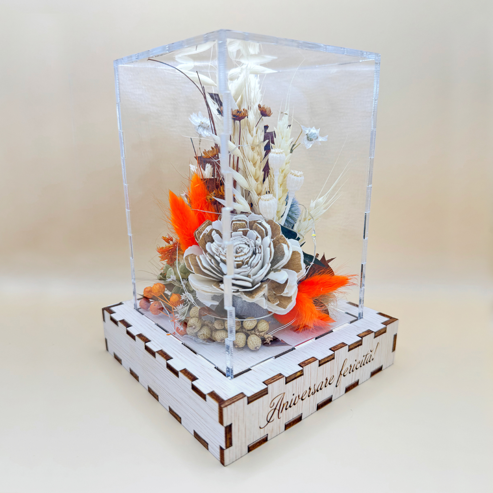 Cutie Luminoasă Decorativă – 15 cm (Model 13) - imagine 3