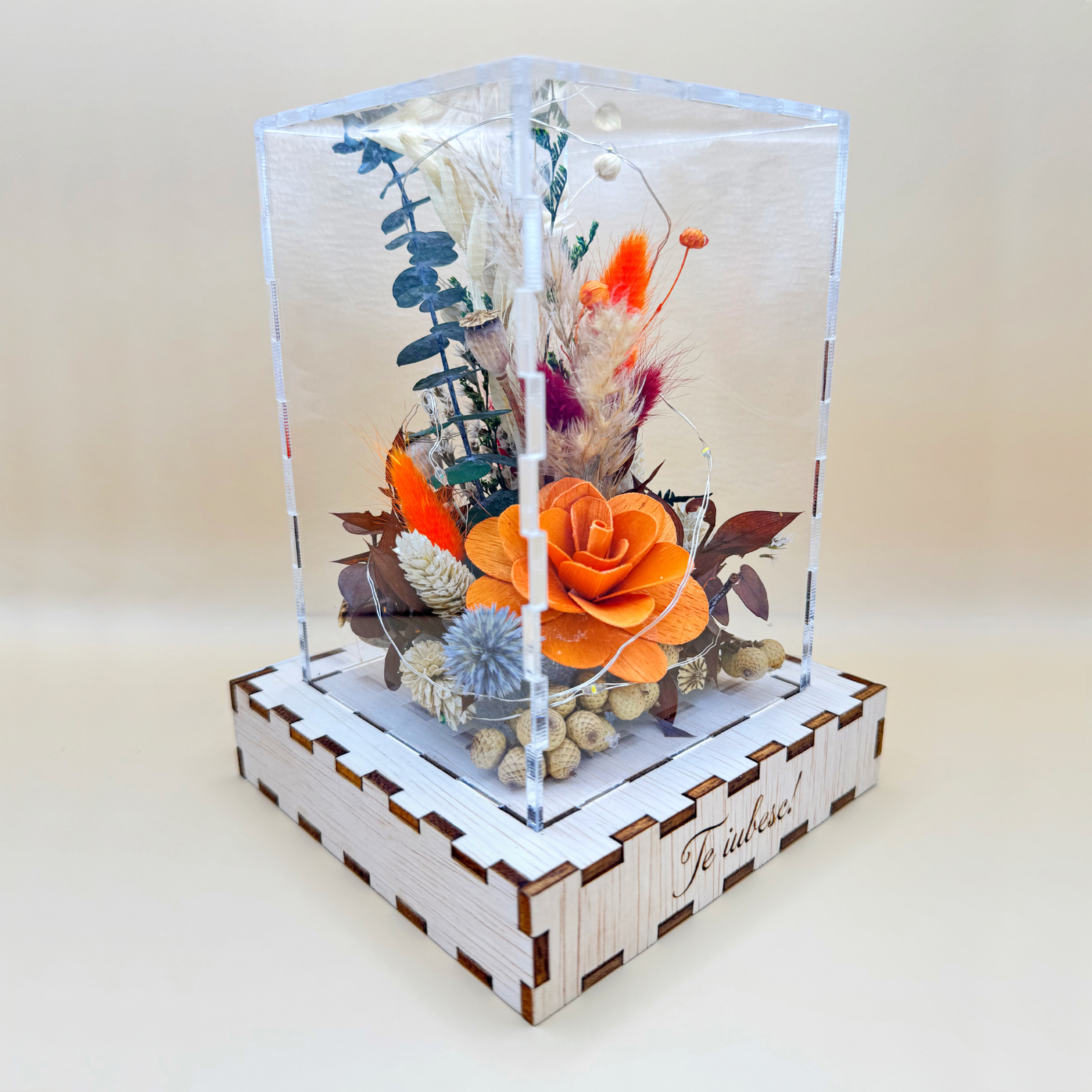 Cutie Luminoasă Decorativă – 15 cm (Model 17) - imagine 3