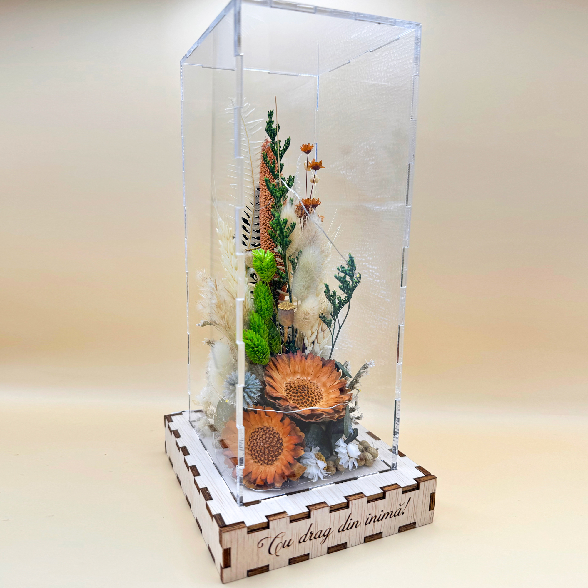 Cutie Luminoasă Decorativă – 25 cm (Model 15) - imagine 3